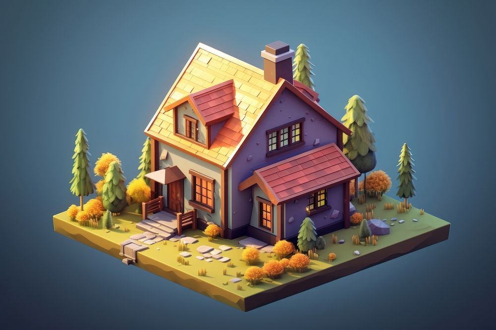 Isometric house architecture building neighborhood. | Premium Photo ...