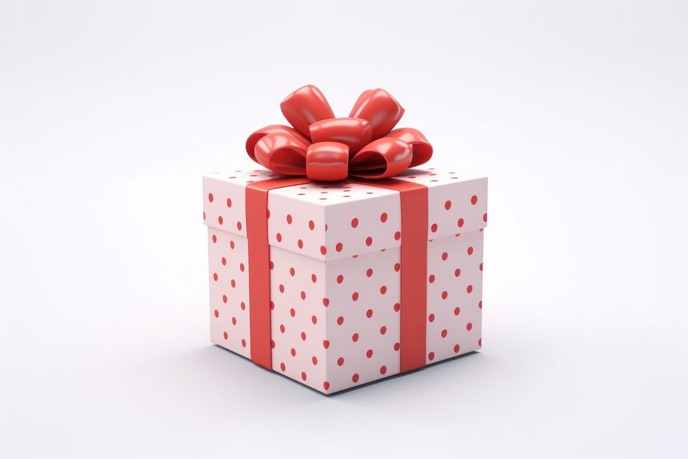 Gift box birthday white background celebration. AI generated Image by rawpixel.