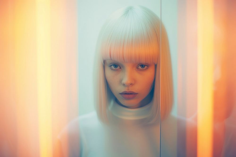 Scifi photography portrait hairstyle. AI generated Image by rawpixel.