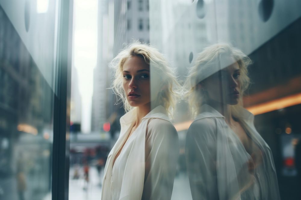 Downtown city photography portrait fashion. AI generated Image by rawpixel.