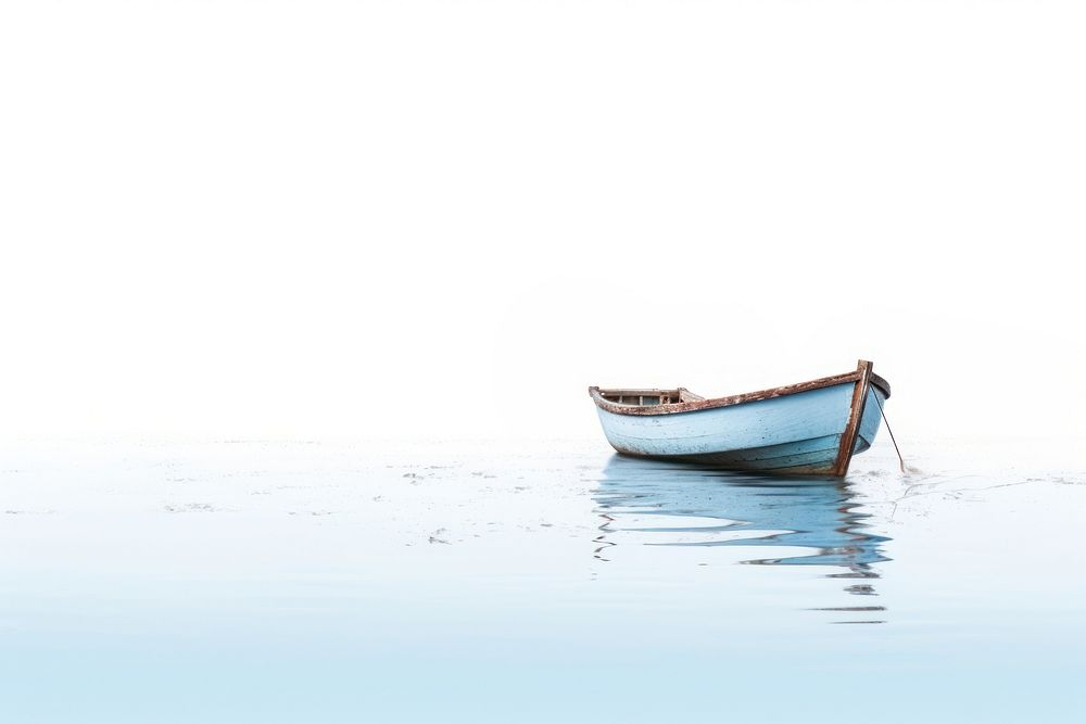 Boat watercraft vehicle rowboat. AI generated Image by rawpixel.