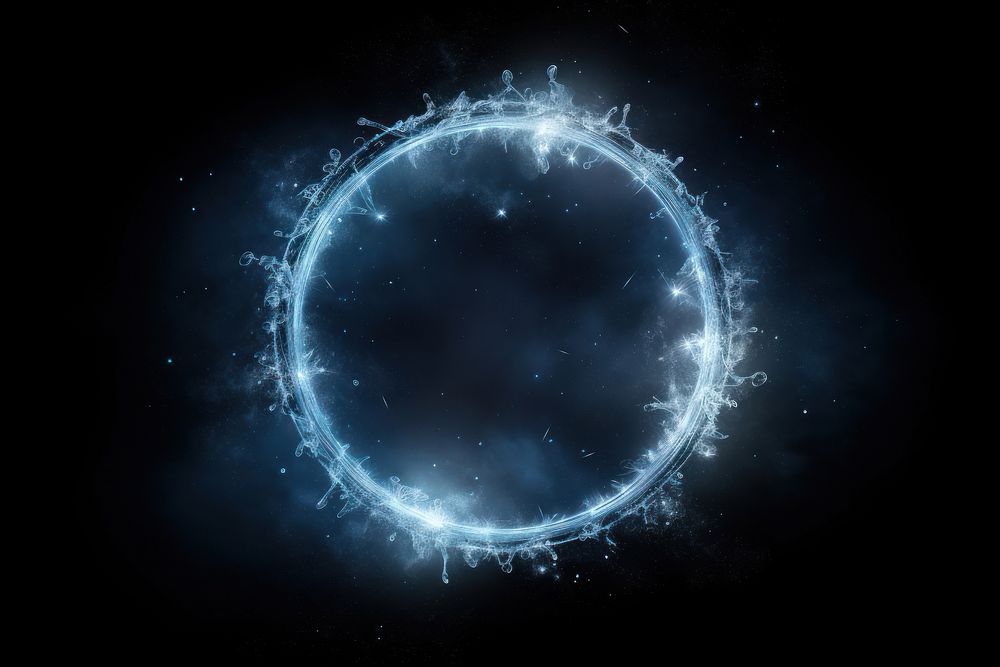 Magic circle moon astronomy light. AI generated Image by rawpixel.
