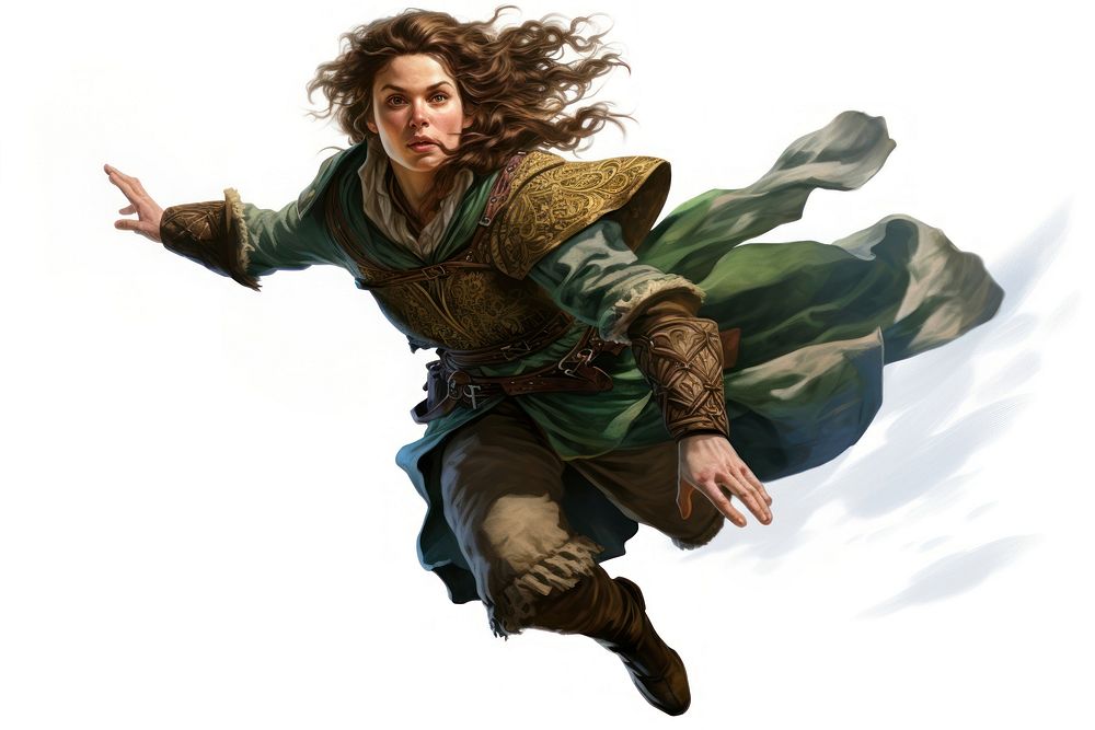 Female adventurer portrait fantasy photo. AI generated Image by rawpixel.