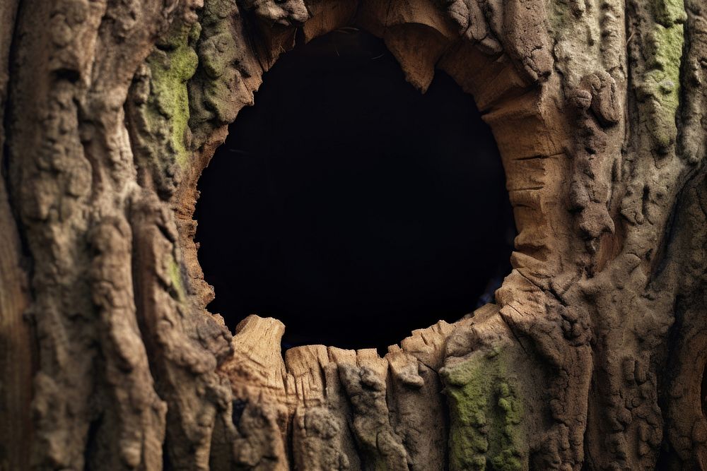 Tree hole nature backgrounds outdoors. AI generated Image by rawpixel.