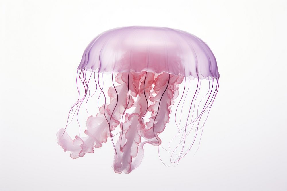 Mauve stinger jellyfish animal invertebrate zooplankton. AI generated Image by rawpixel.