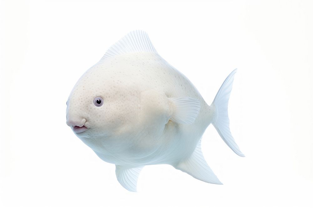 Ocean sunfish animal mammal white. AI generated Image by rawpixel.