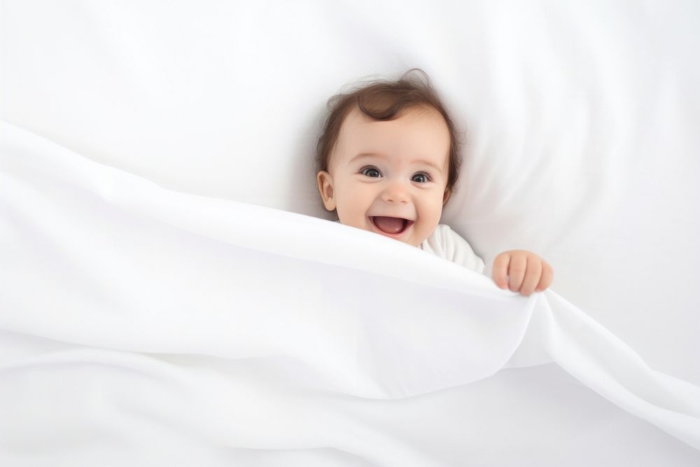 White Blanket baby portrait blanket. 