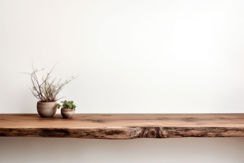 Table plant wood windowsill.