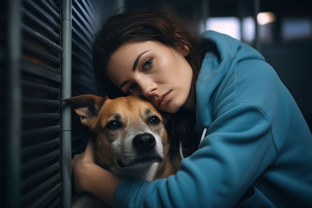 Holding animal adult dog. AI generated Image by rawpixel.