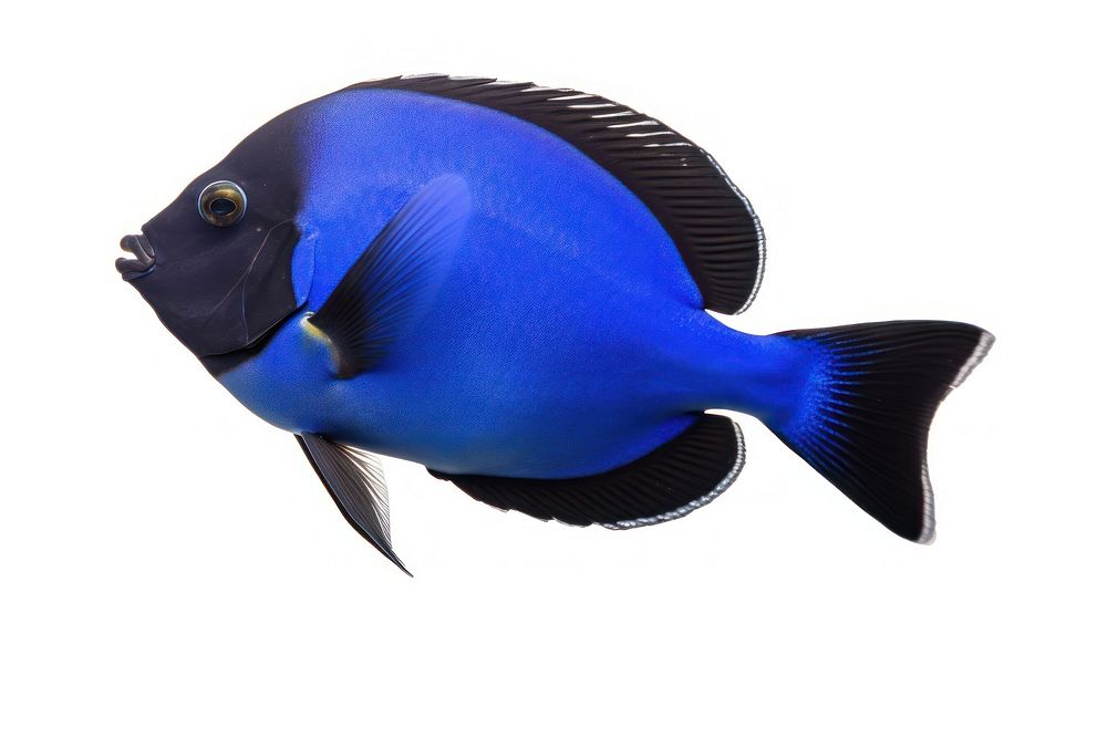 Regal blue tang animal fish sea. AI generated Image by rawpixel.