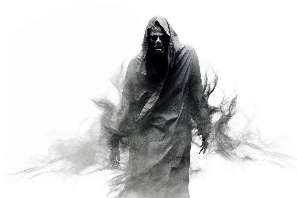 Scary soul portrait white adult. AI generated Image by rawpixel.