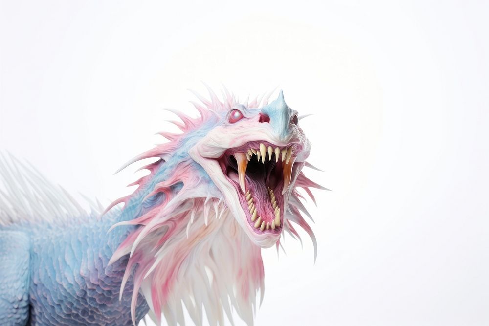 Pastel fantasy monster representation wildlife dinosaur. AI generated Image by rawpixel.