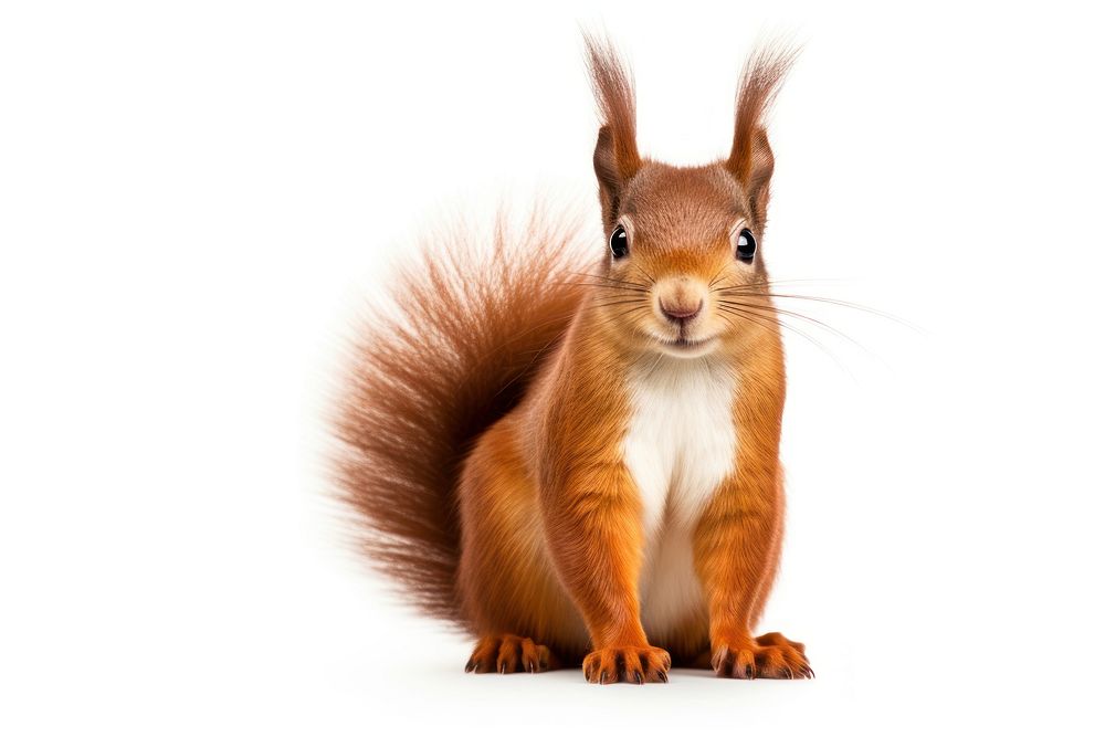 Red squirrel mammal animal rodent. AI generated Image by rawpixel.