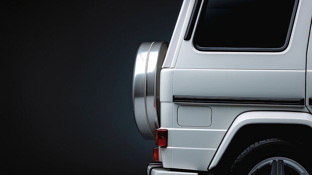A photo of generic luxury detail white SUV car. AI generated Image by rawpixel. 