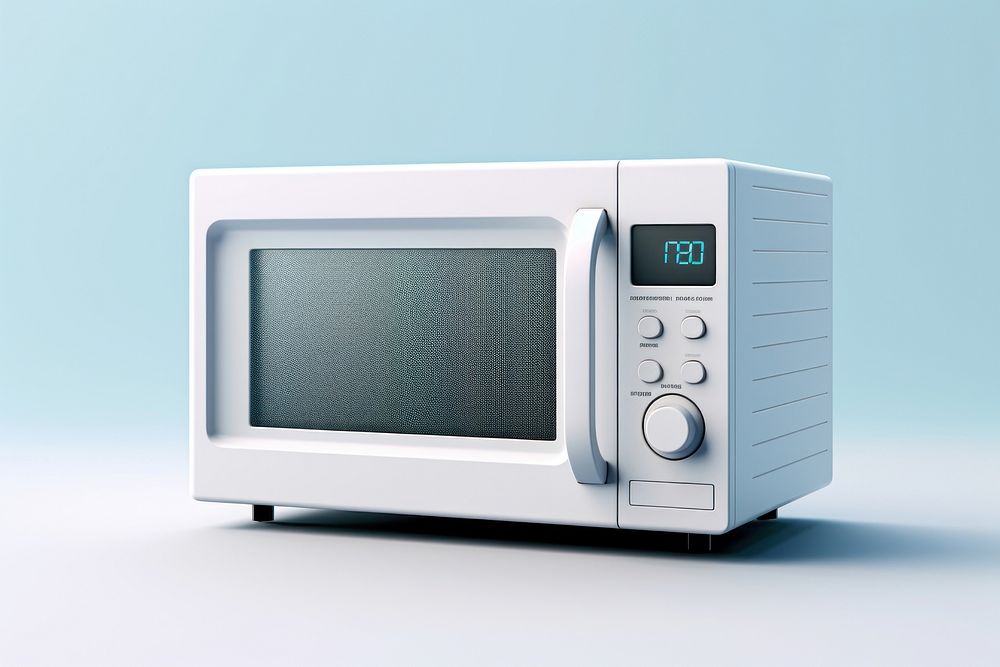 Microwave oven technology multimedia. AI generated Image by rawpixel.