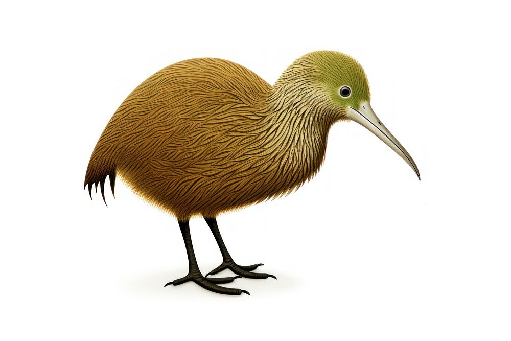Kiwi Bird bird animal beak. AI generated Image by rawpixel.