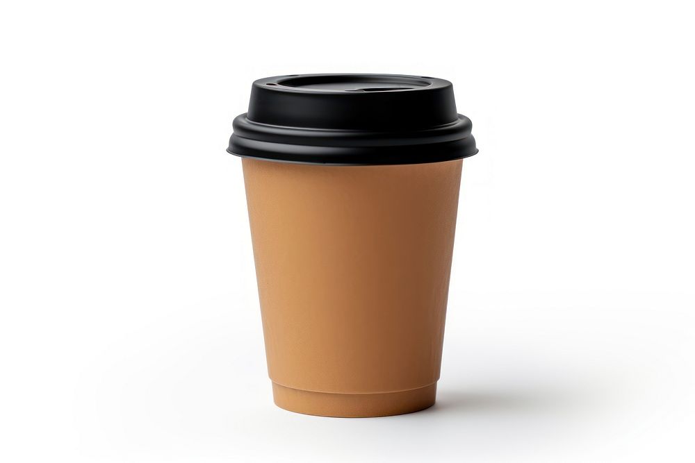 Paper cup coffee mug white background. AI generated Image by rawpixel.