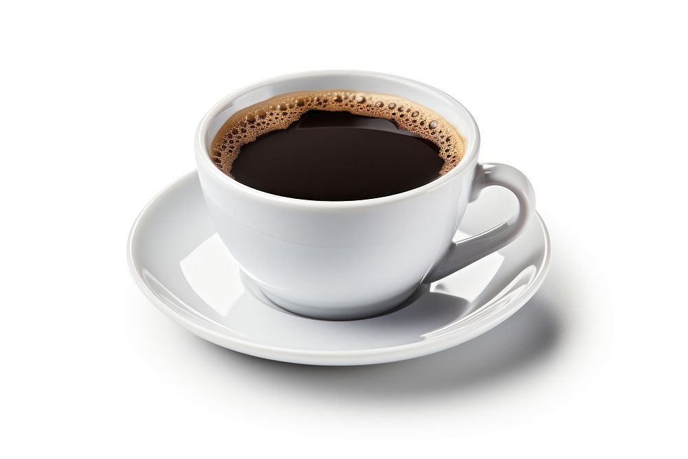 Americano coffee saucer drink. AI generated Image by rawpixel.