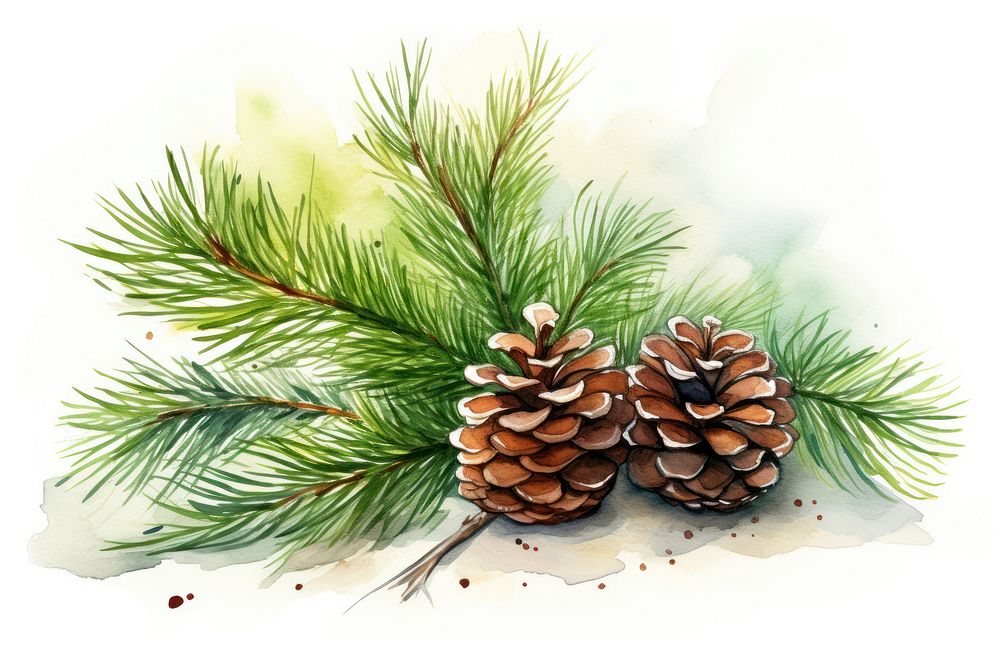 Tree pine spruce plant. AI generated Image by rawpixel.