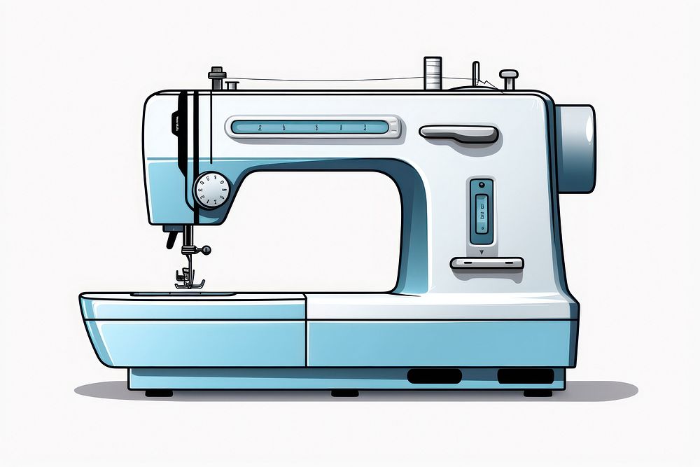 Sewing sewing machine technology. AI generated Image by rawpixel.