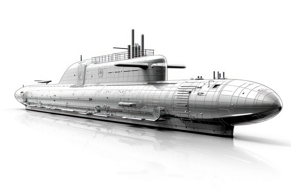 Submarine architecture vehicle boat. AI generated Image by rawpixel.