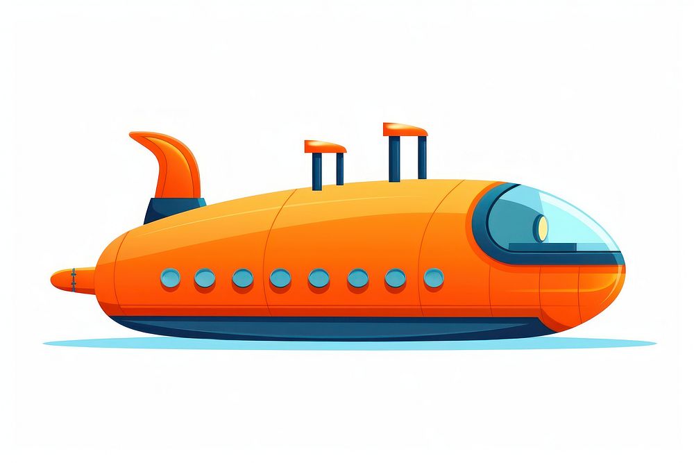 Submarine aircraft vehicle transportation. AI generated Image by rawpixel.