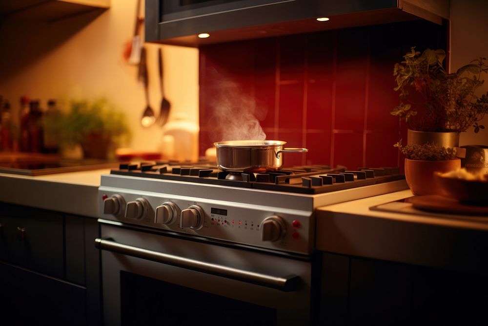 Kitchen appliance oven comfortable. AI generated Image by rawpixel.