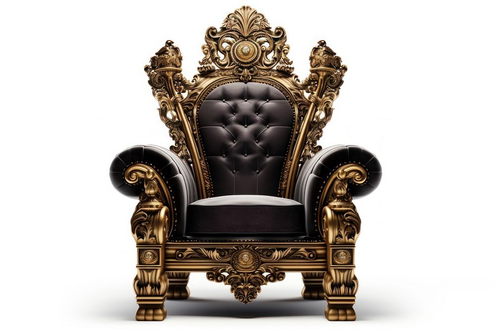 Throne Chair throne chair furniture. AI generated Image by rawpixel.