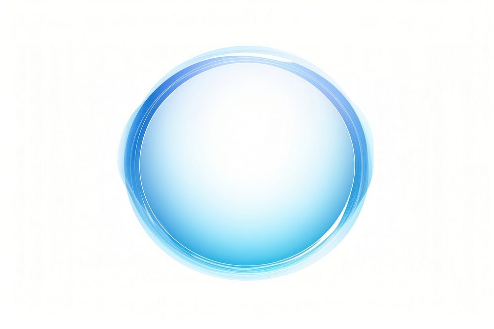 A blue circular digital frame vector sphere white background simplicity. AI generated Image by rawpixel.