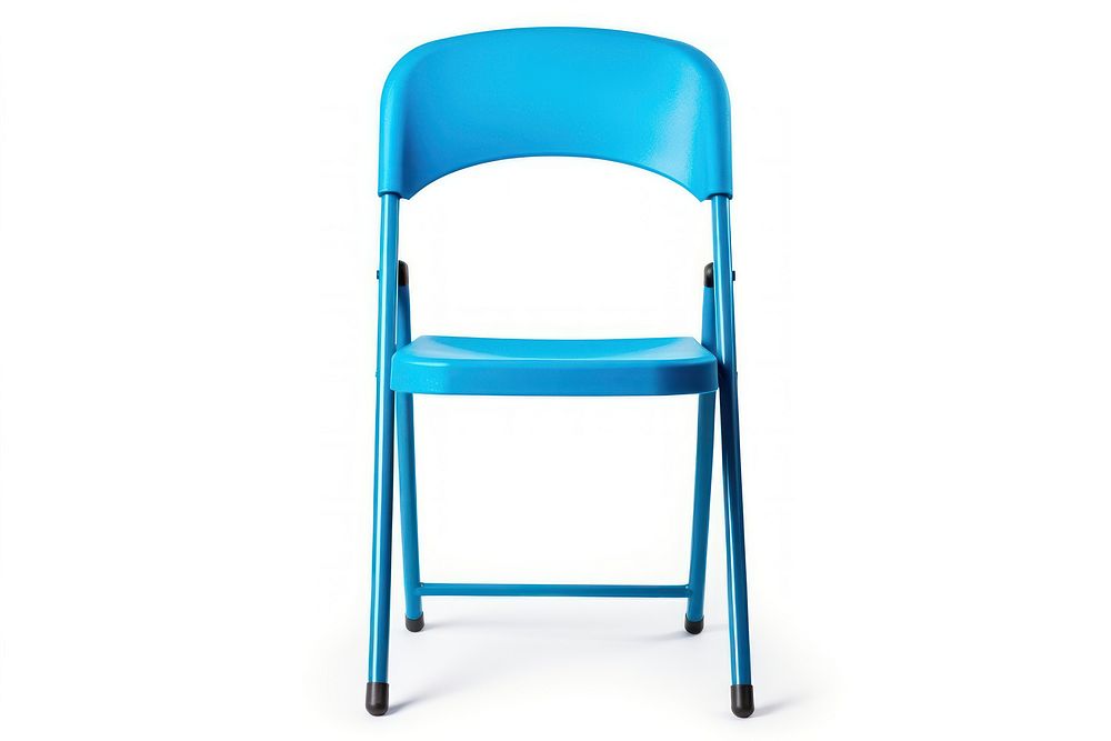 Chair furniture blue white background. AI generated Image by rawpixel.