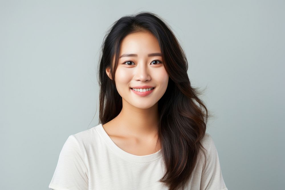 Asian woman smile adult individuality perfection. AI generated Image by rawpixel.