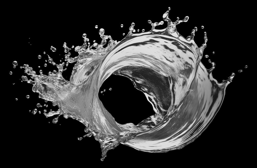 Spinning water sea refreshment concentric. Free Photo rawpixel