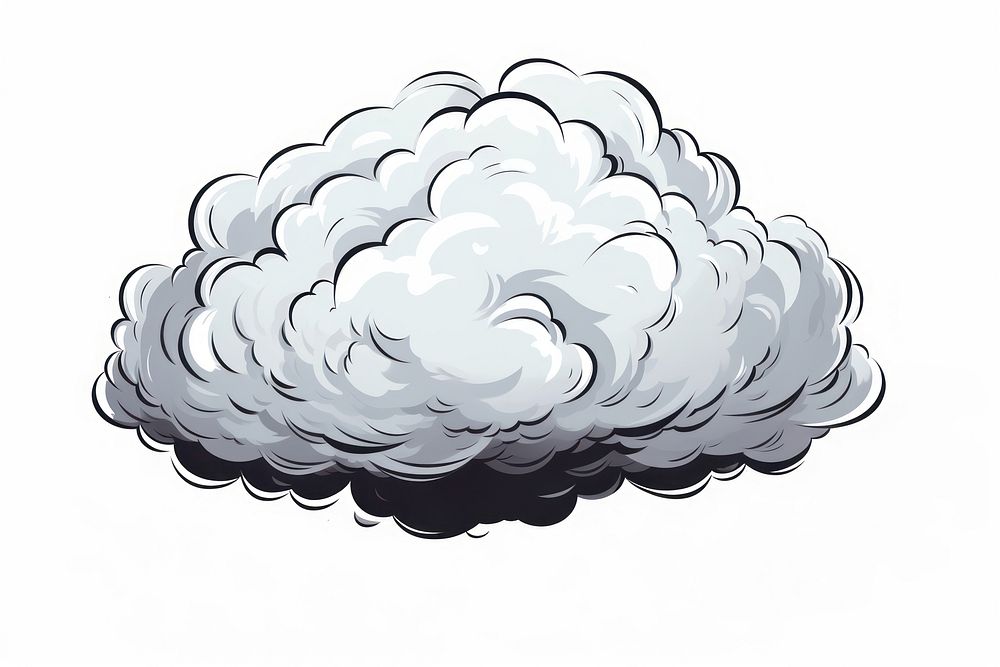 Storm cloud white white background chandelier. AI generated Image by rawpixel.