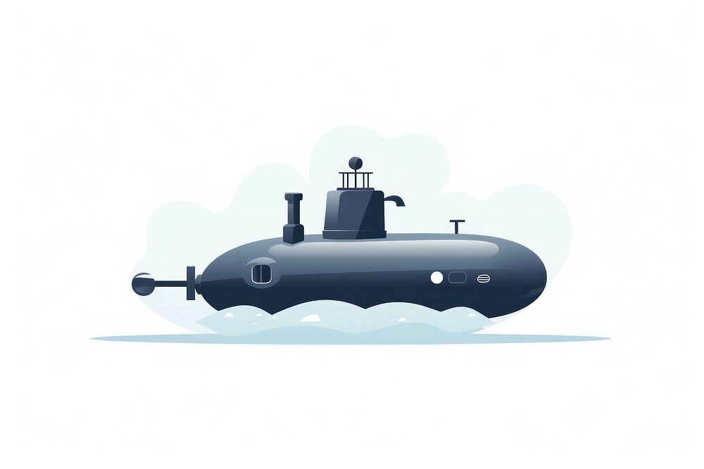 Submarine vehicle transportation watercraft. AI generated Image by rawpixel.