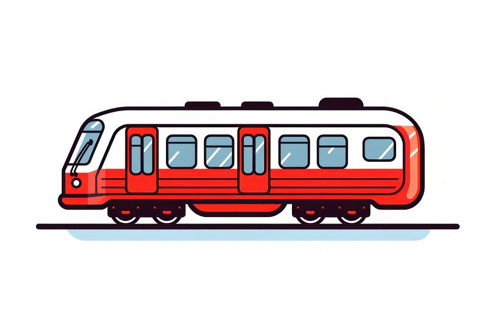 Subway train vehicle transportation locomotive. AI generated Image by rawpixel.