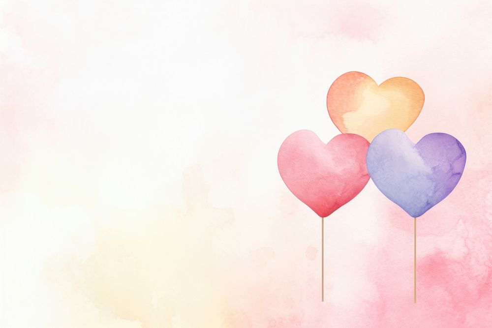Love hearts backgrounds balloon celebration. AI generated Image by rawpixel.