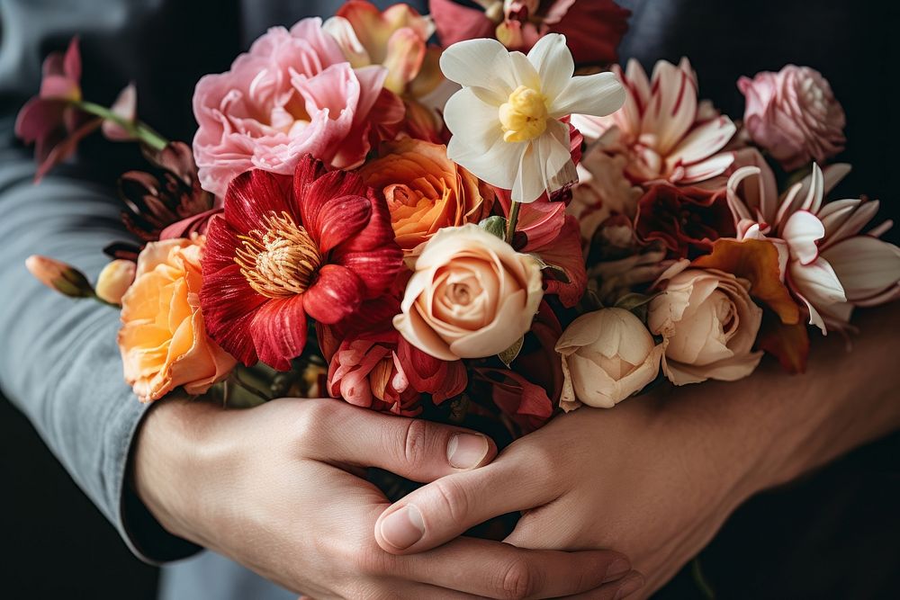 Flower holding petal plant. 