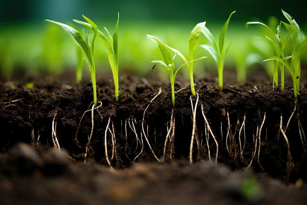 Roots soil agriculture outdoors. 