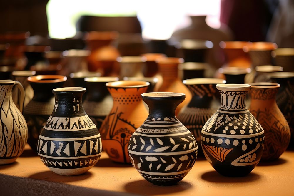 Pottery art craft earthenware. AI generated Image by rawpixel.