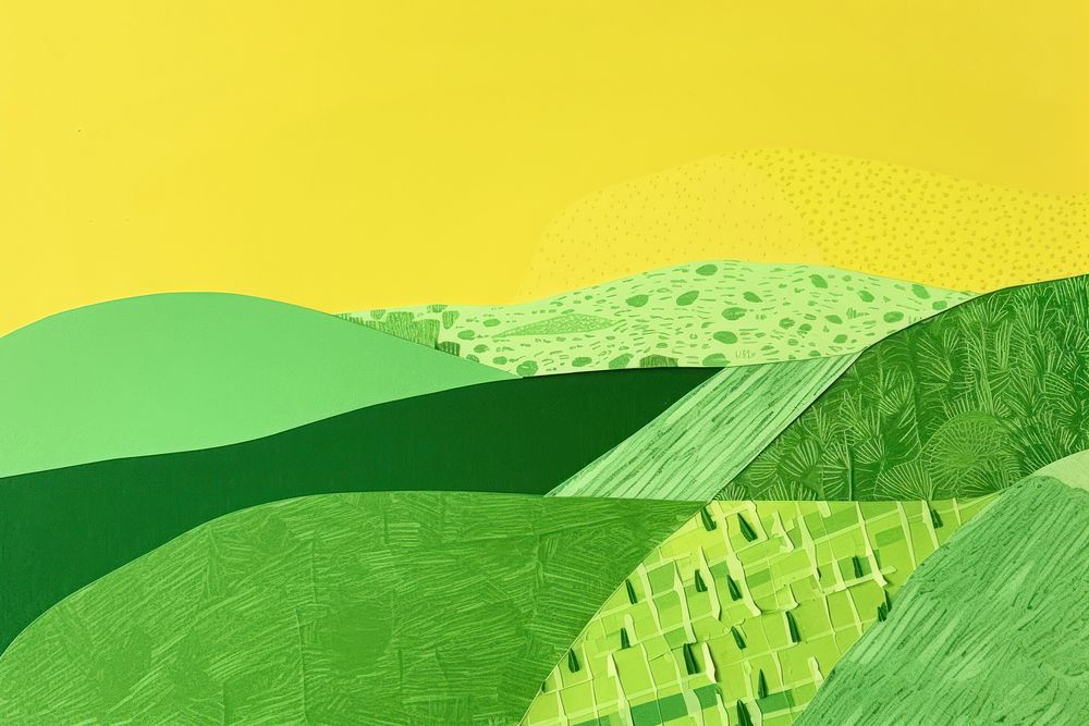 Farm green art outdoors. AI generated Image by rawpixel.