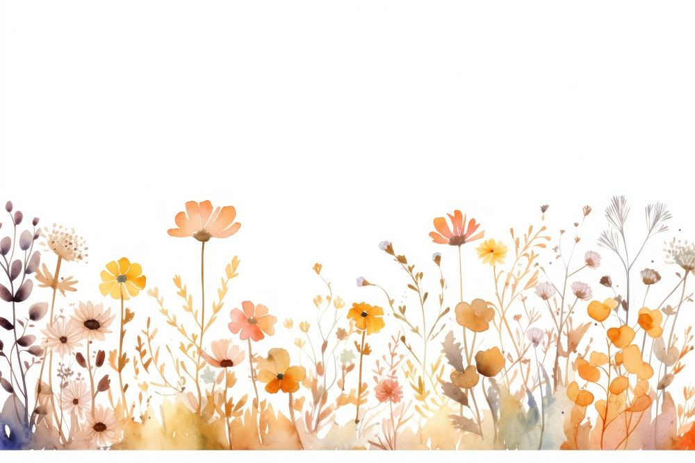 Fall flowers backgrounds outdoors pattern. AI generated Image by rawpixel.