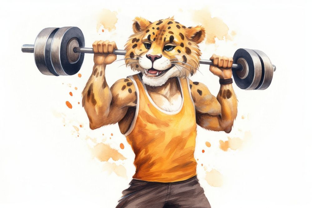 Sports adult gym representation. AI generated Image by rawpixel.