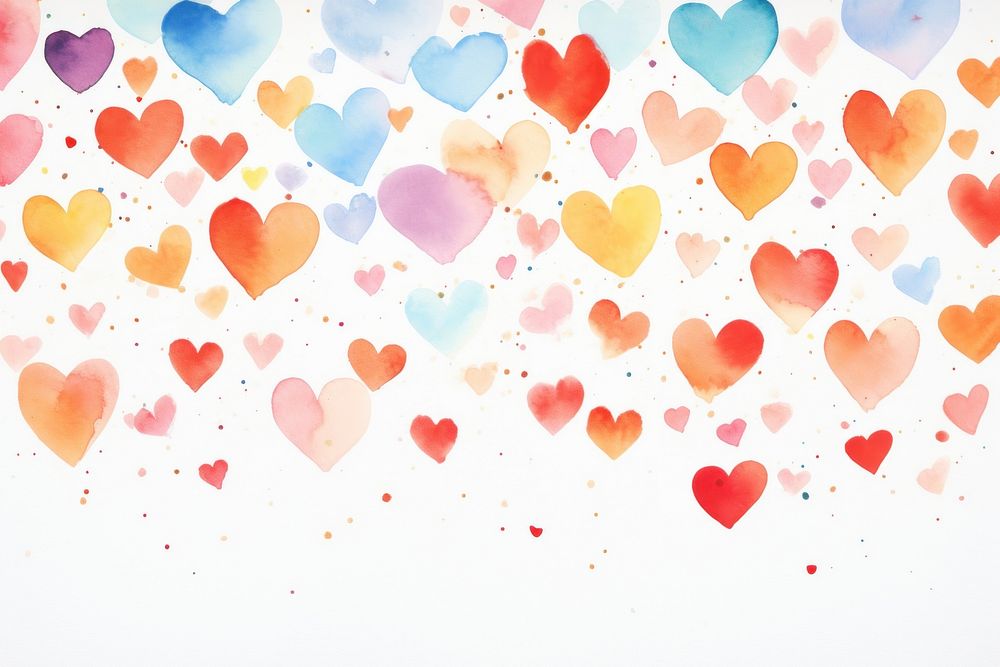 Love hearts backgrounds petal creativity. AI generated Image by rawpixel.