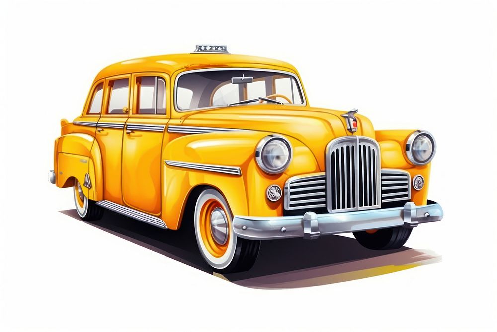 Taxi taxi vehicle car. AI generated Image by rawpixel.