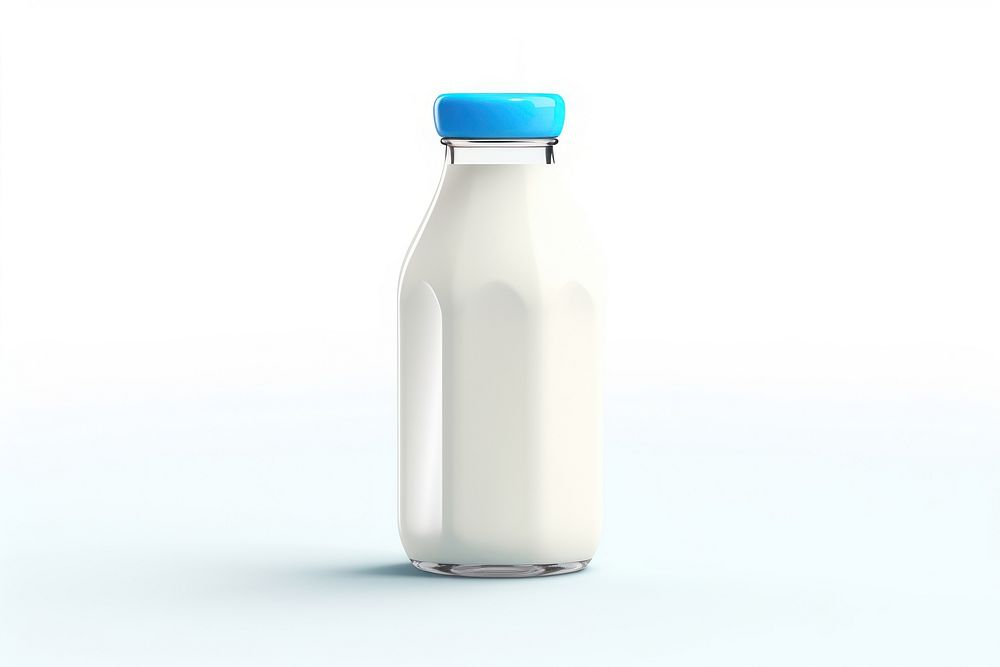 Milk bottle grocery dairy. AI generated Image by rawpixel.