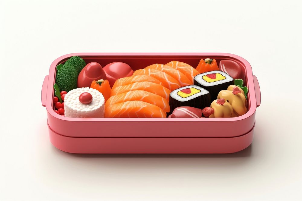 Bento Japanese lunch sushi. AI generated Image by rawpixel.