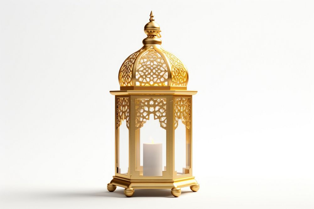 Lantern Ramadan lamp gold. 