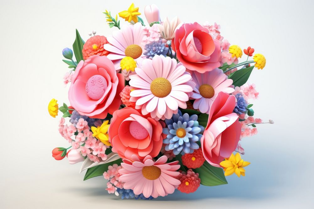 Flower bouquet petal plant. AI generated Image by rawpixel.