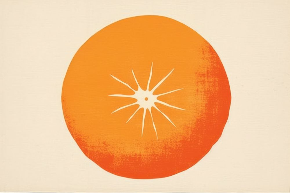 Orange sun grapefruit outdoors. AI generated Image by rawpixel.