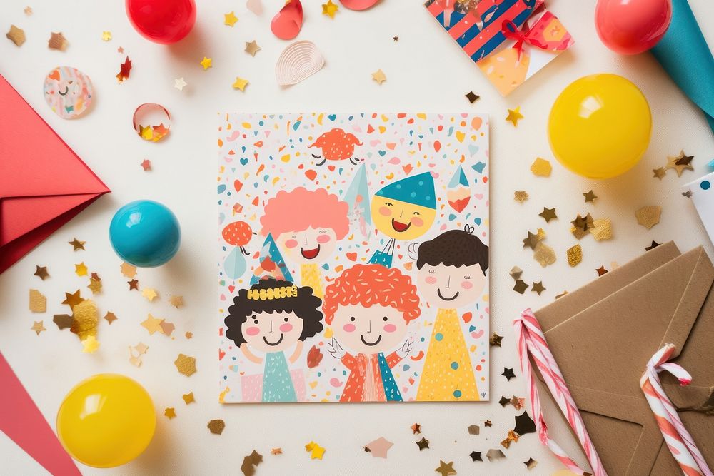 Kids celebration representation togetherness. AI generated Image by rawpixel.